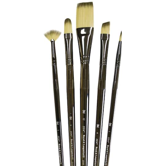 Zen&#x2122; Series 53 Long Handle 5 Piece Brush Set